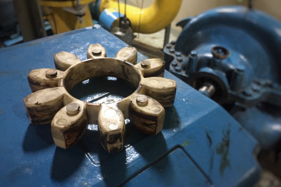 Montaj cuplaj intre motor si arbore de antrenat